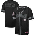 Black Texas Southern Tigers Free Spirited Mesh Button-Up Baseball Jersey