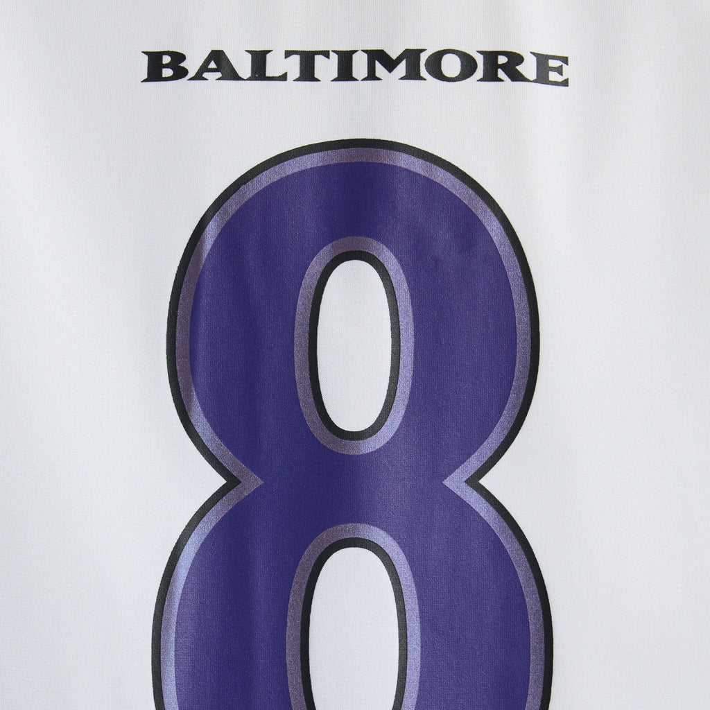 Baltimore Ravens Lamar Jackson White Game Football Jersey