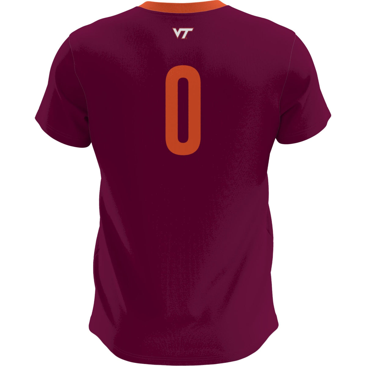 Maroon Virginia Tech Hokies Lightweight Soccer Fashion Jersey