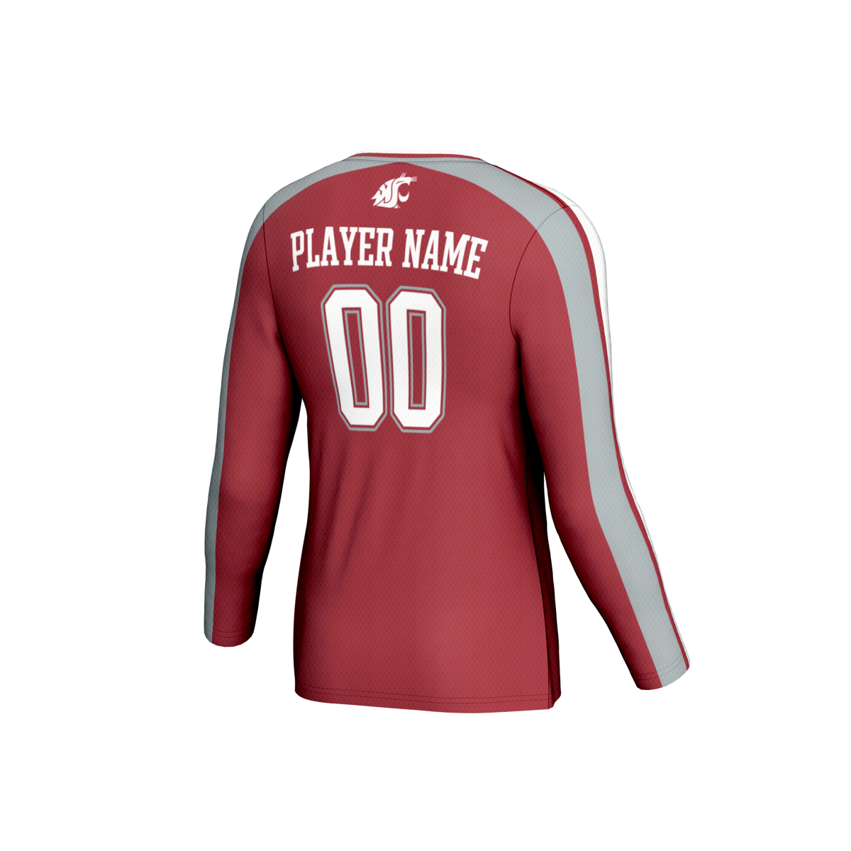 Washington State Cougars NIL Pick-A-Player Lightweight Collegiate Volleyball Fashion Jersey - Crimson
