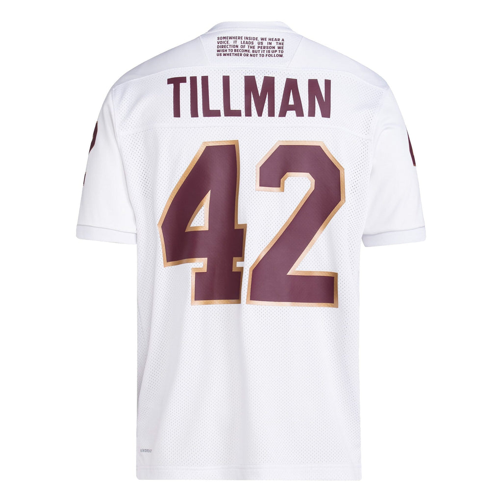 Pat Tillman #42 White Arizona State Sun Devils Away Icon Premier Football Jersey