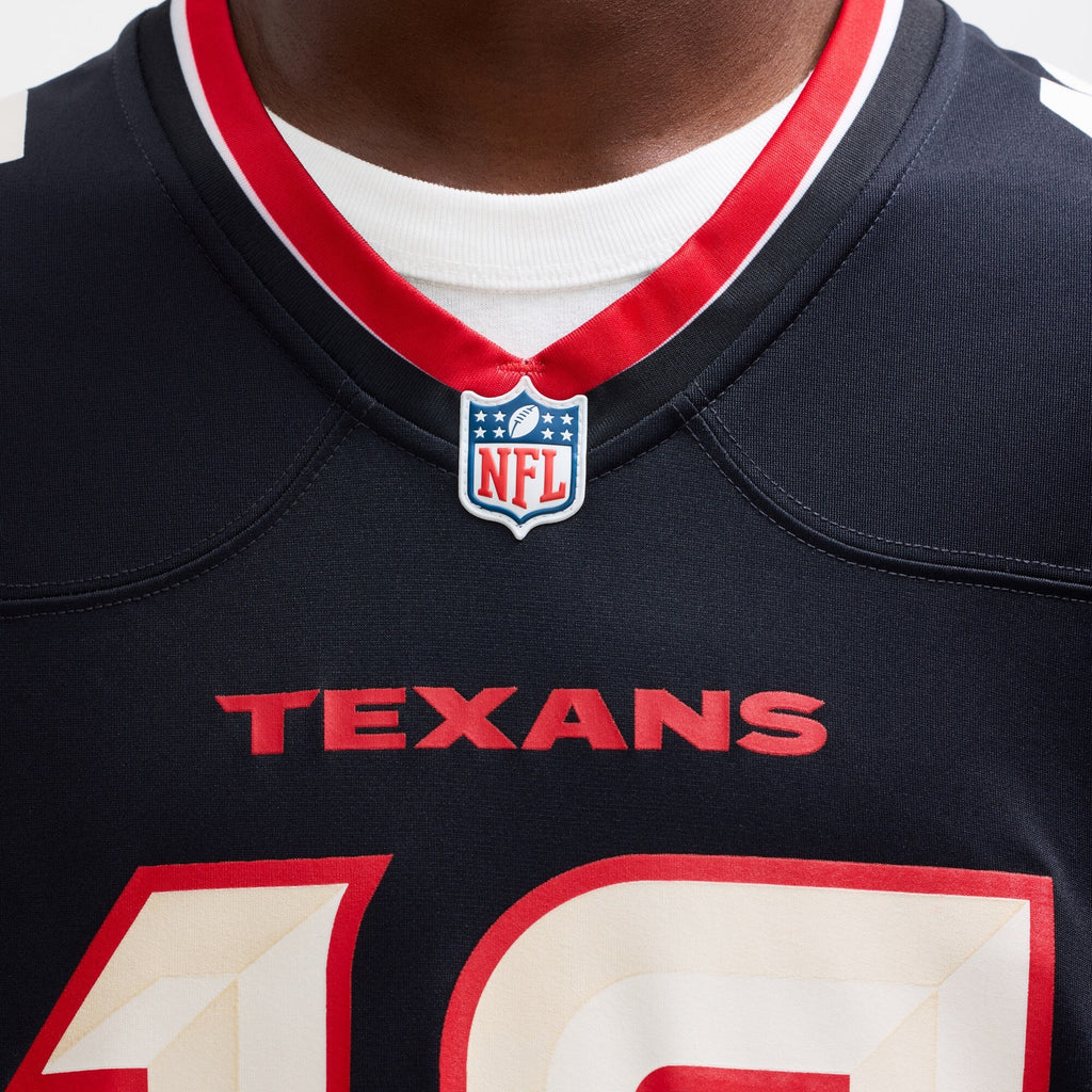 Houston Texans Nico Collins Navy Game Football Jersey