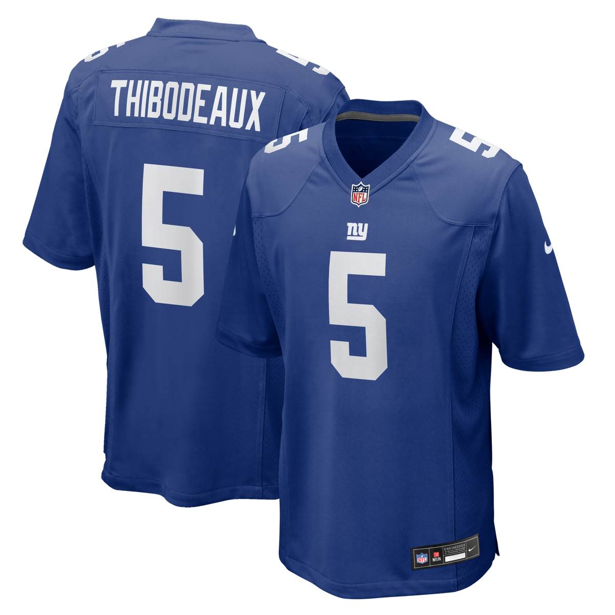 New York Giants Kayvon Thibodeaux Royal Player Game Football Jersey