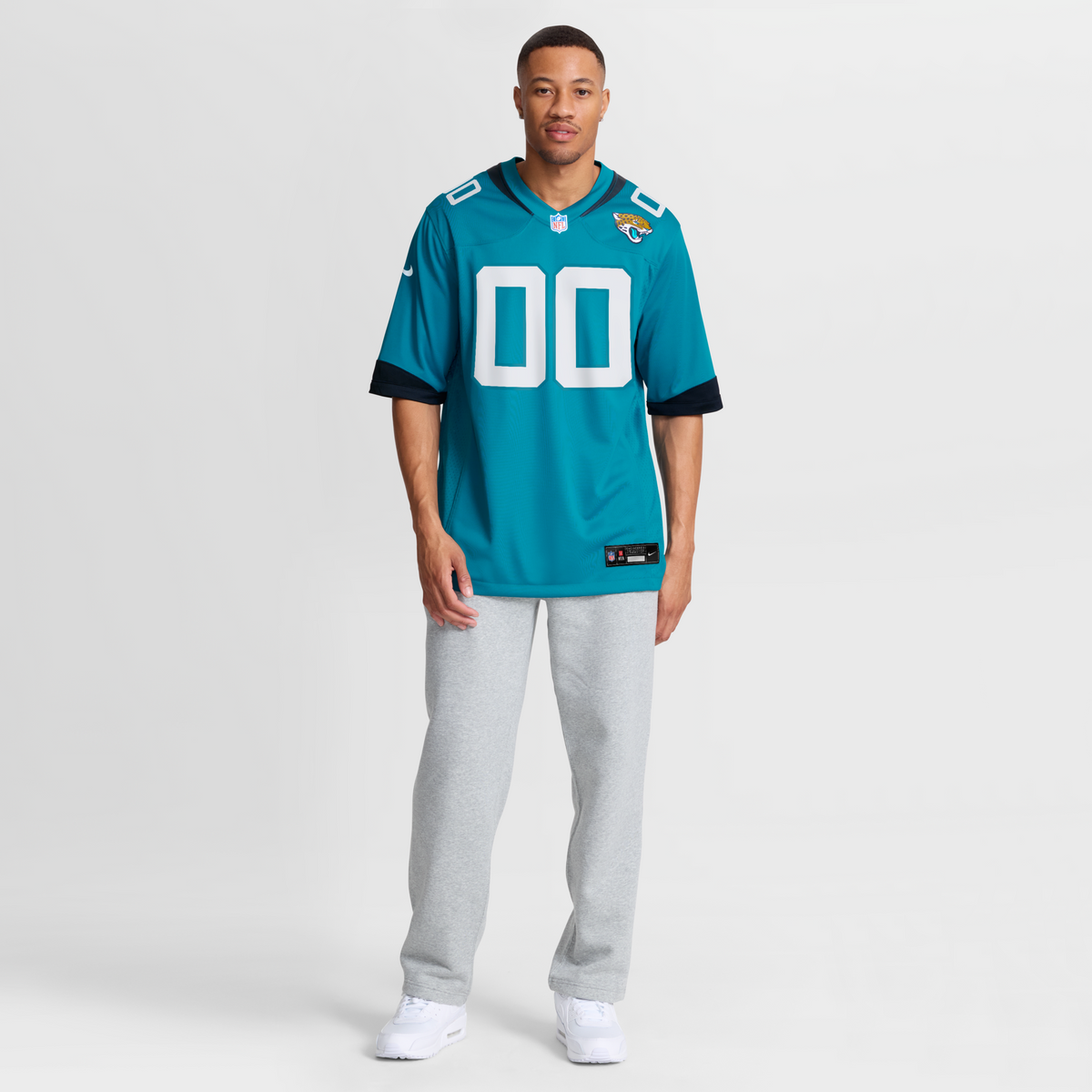 Jacksonville Jaguars Teal Custom Game Football Jersey