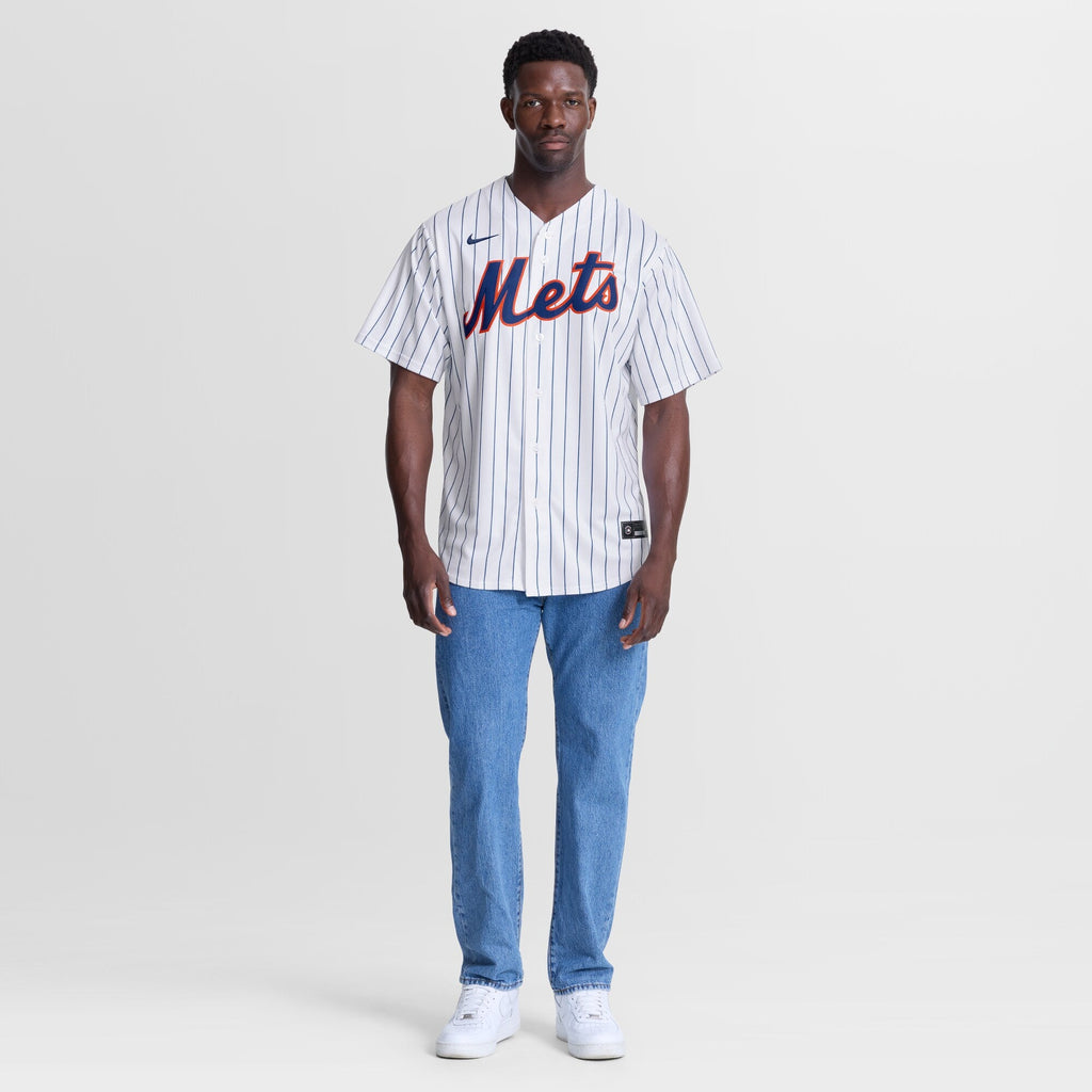 New York Mets Chayce McDermott White Home Replica Baseball Jersey