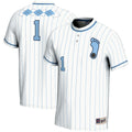 #1 North Carolina Tar Heels Lightweight Softball Jersey - White