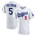Los Angeles Dodgers Freddie Freeman White Home Baseball Jersey