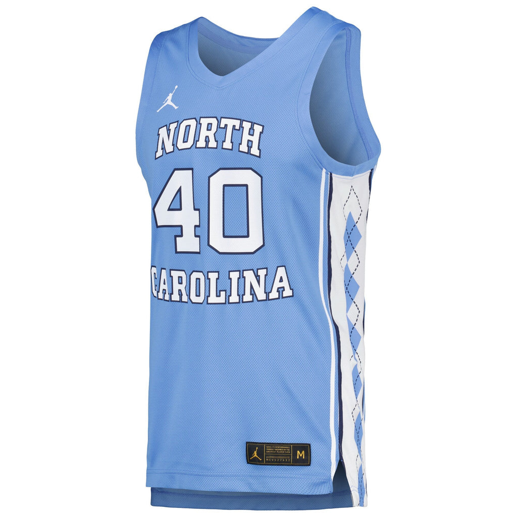 Hubert Davis Carolina Blue North Carolina Tar Heels Replica Basketball Player Jersey