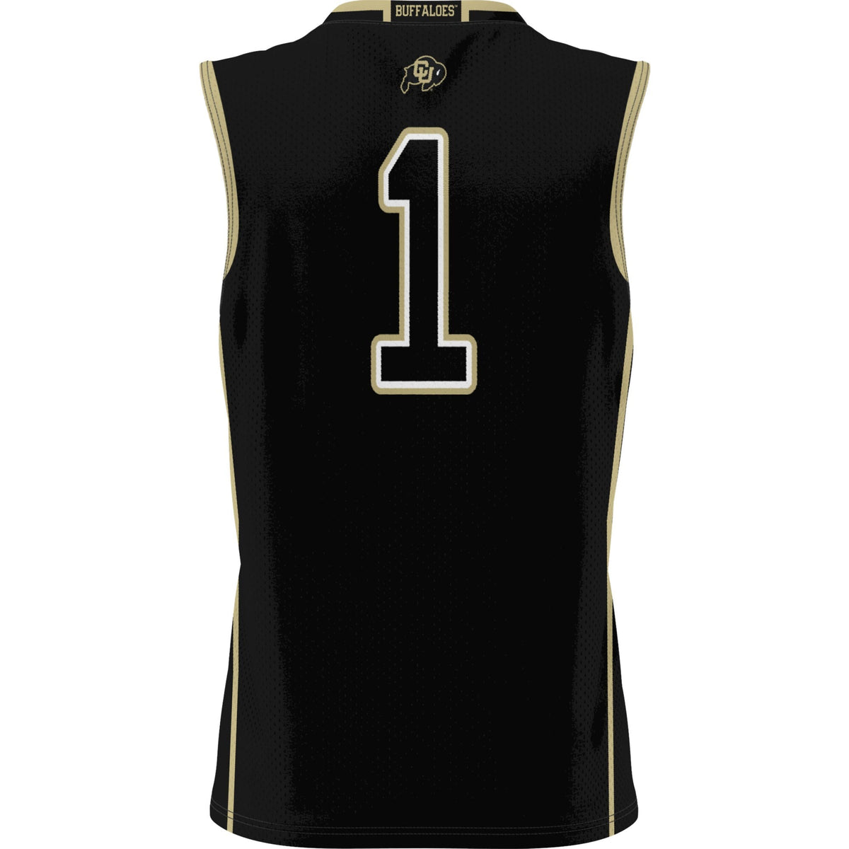 #1 Colorado Buffaloes Replica Lightweight Basketball Jersey - Black
