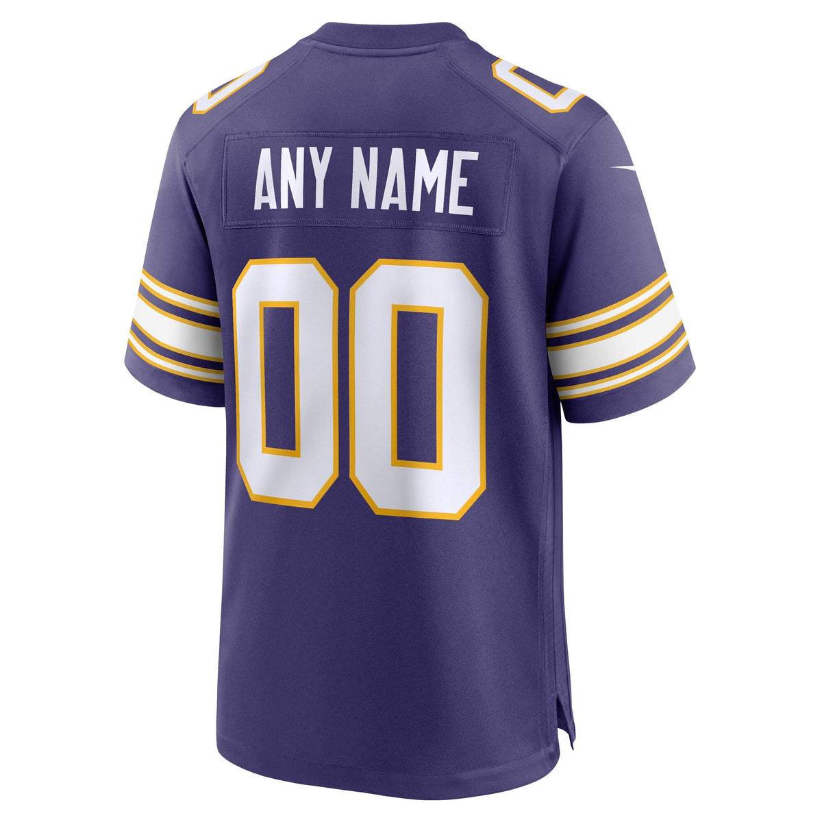 Minnesota Vikings Purple Classic Custom Game Football Jersey