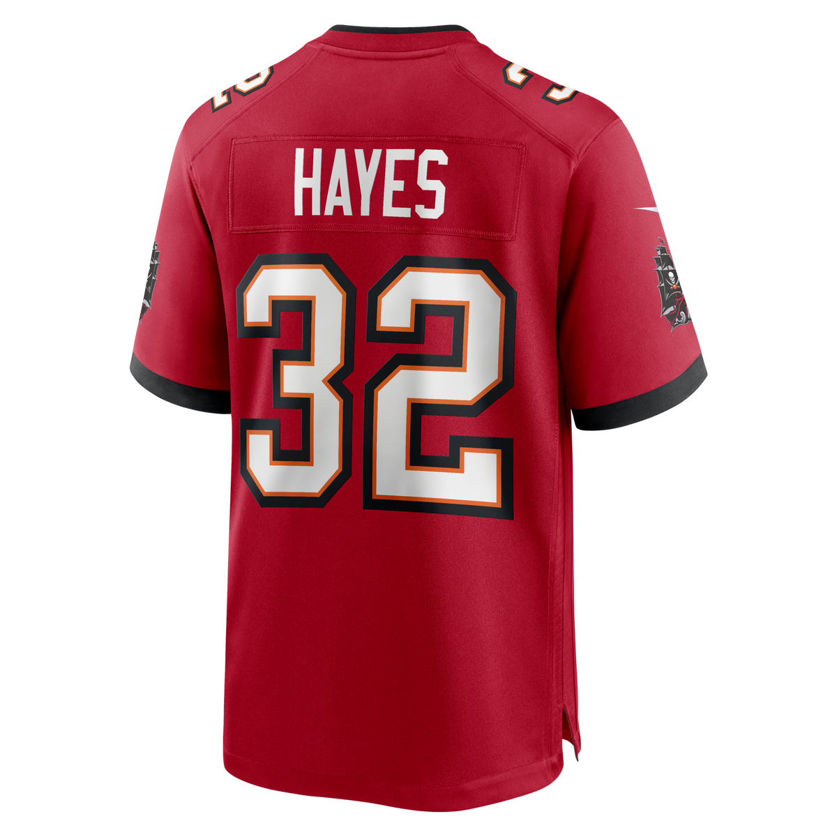 Tampa Bay Buccaneers Josh Hayes Red Game Football Jersey