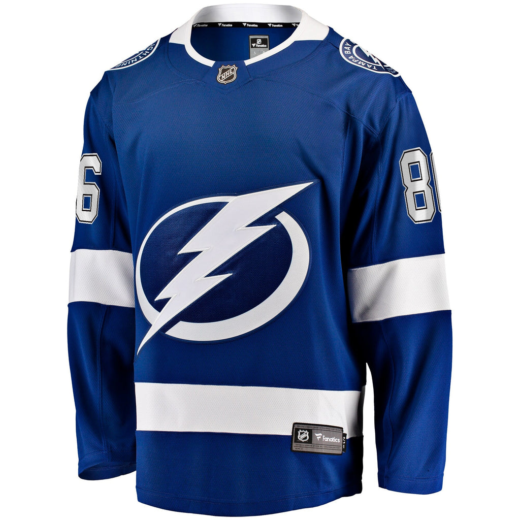 Tampa Bay Lightning Nikita Kucherov Blue Home Breakaway Hockey Jersey