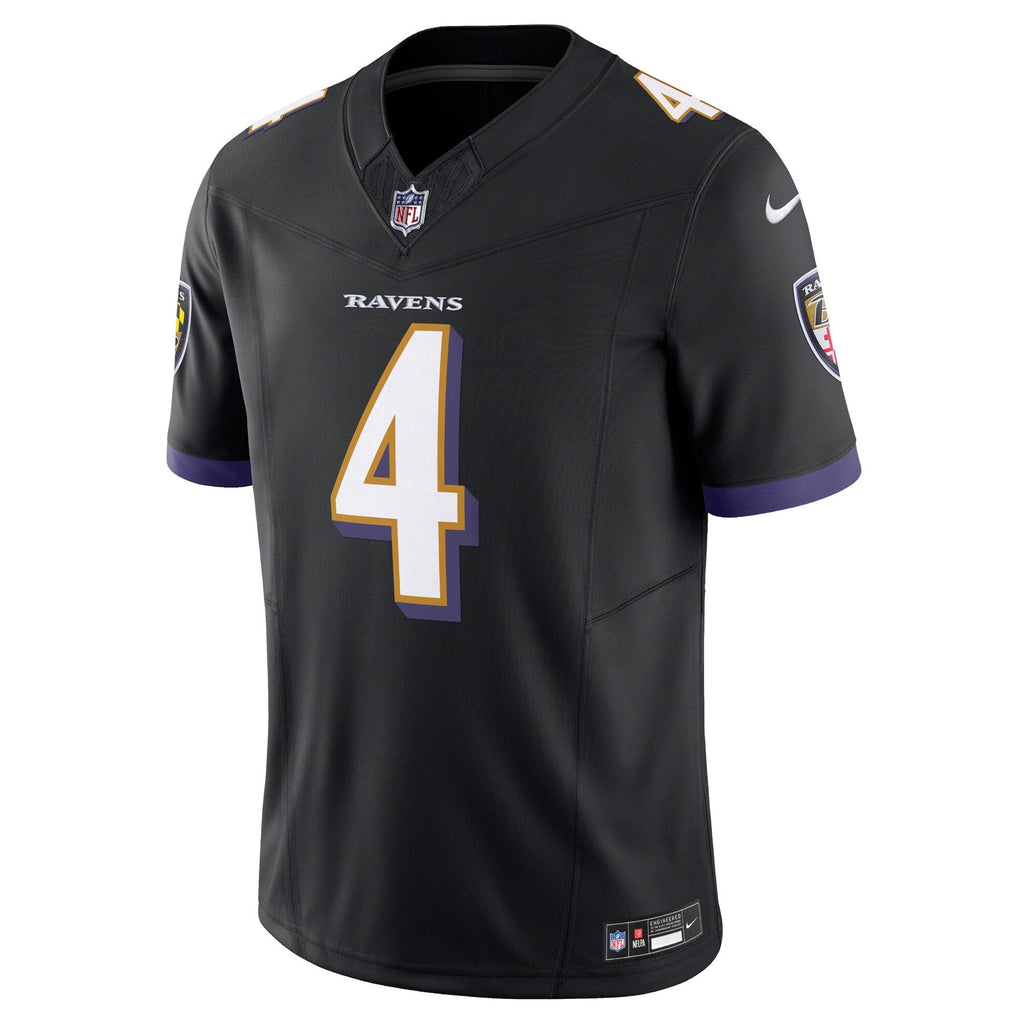 Baltimore Ravens Zay Flowers Black Alternate Vapor F.U.S.E. Limited Football Jersey