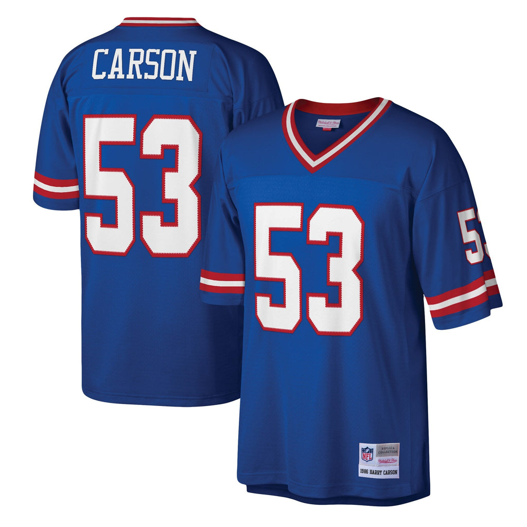 New York Giants Harry Carson Royal Legacy Replica Football Jersey