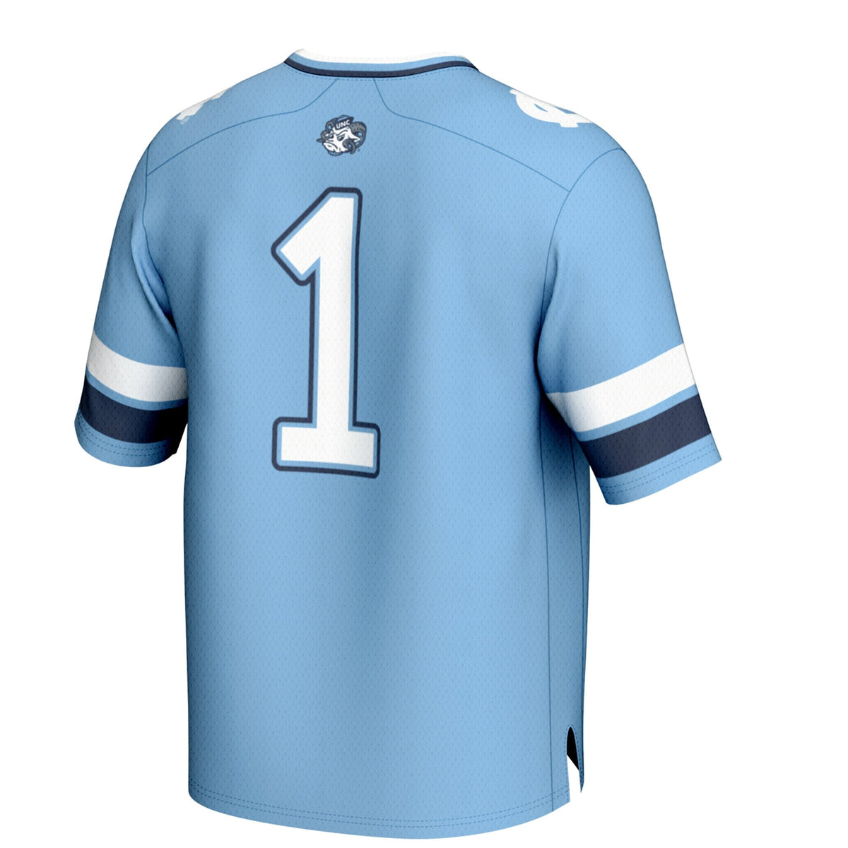 #1 North Carolina Tar Heels Lightweight Collegiate Football Fashion Jersey - Carolina Blue