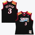 Philadelphia 76ers Allen Iverson 2006 Alternate Spain Jersey - Black