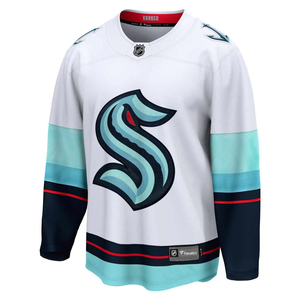 Seattle Kraken White Away Breakaway Hockey Jersey