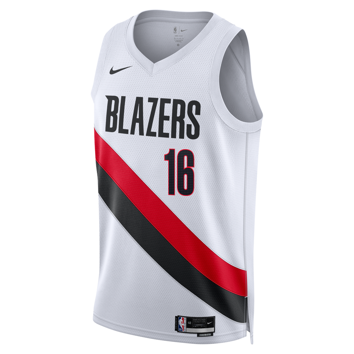 Portland Trail Blazers Replica Association Edition Swingman Jersey - White - Yang Hansen