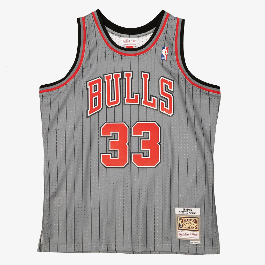 Chicago Bulls Scottie Pippen 1995 Reload Swingman Jersey - Grey