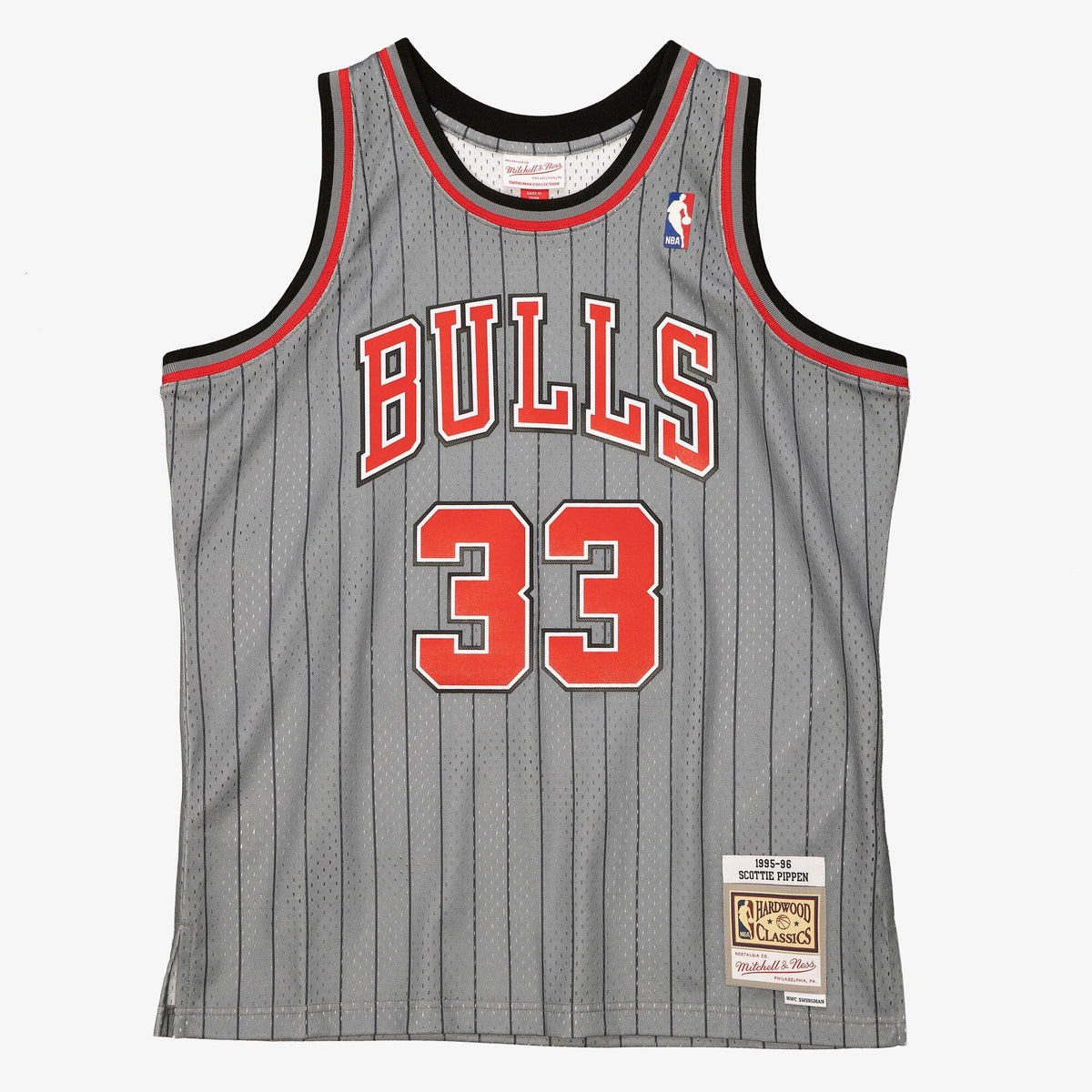 Chicago Bulls Scottie Pippen 1995 Reload Swingman Jersey - Grey