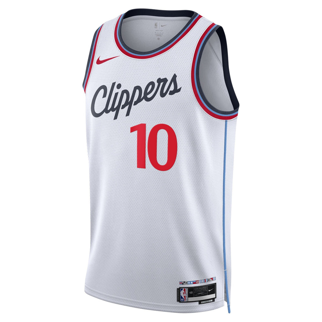 Los Angeles Clippers Association Edition Swingman Jersey - White - Darius Garland