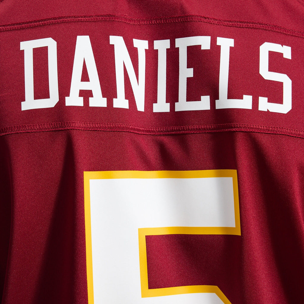 Washington Commanders Jayden Daniels Burgundy Game Football Jersey