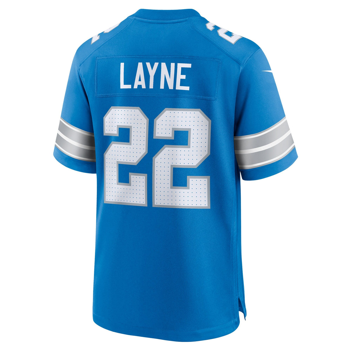Detroit Lions Bobby Layne Blue Retired Player Game Football Jersey