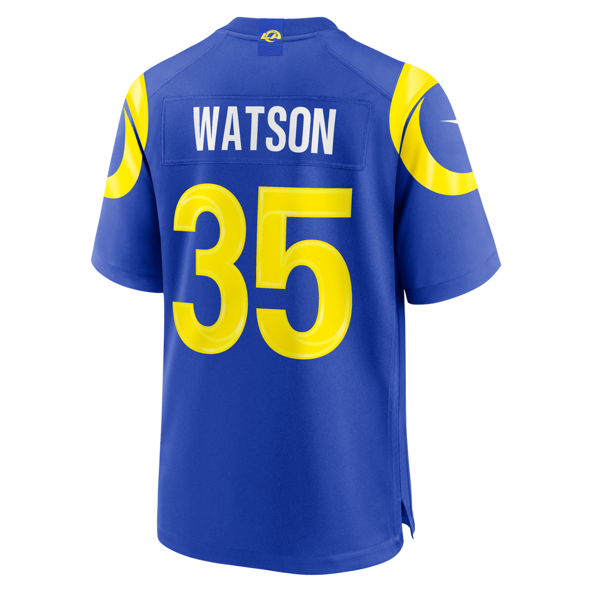 Los Angeles Rams Jaylen Watson Royal Team Game Football Jersey