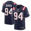 New England Patriots Cory Durden Navy Team Game Football Jersey