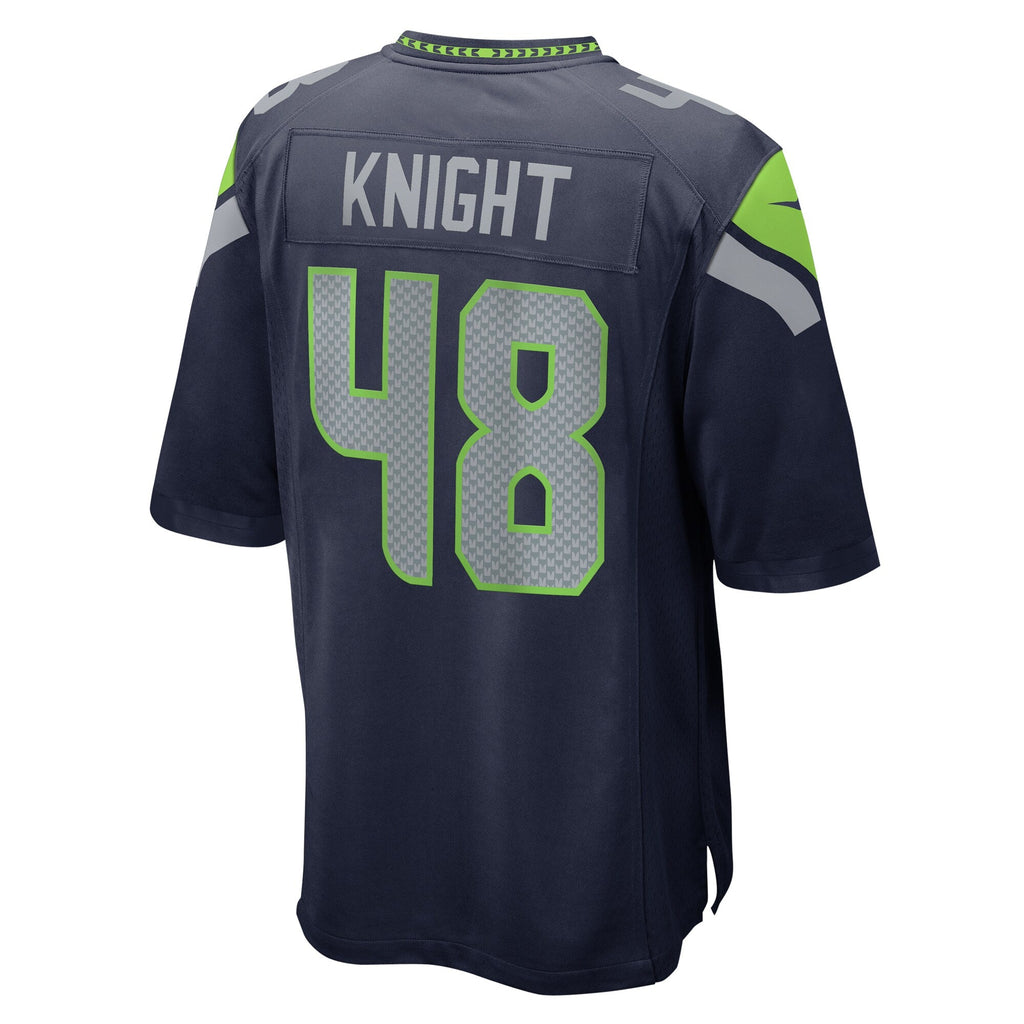 Seattle Seahawks Tyrice Knight College Navy Game Football Jersey
