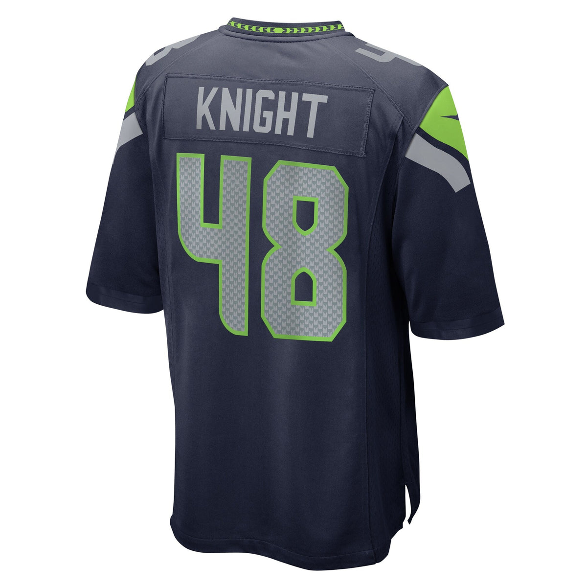 Seattle Seahawks Tyrice Knight College Navy Game Football Jersey