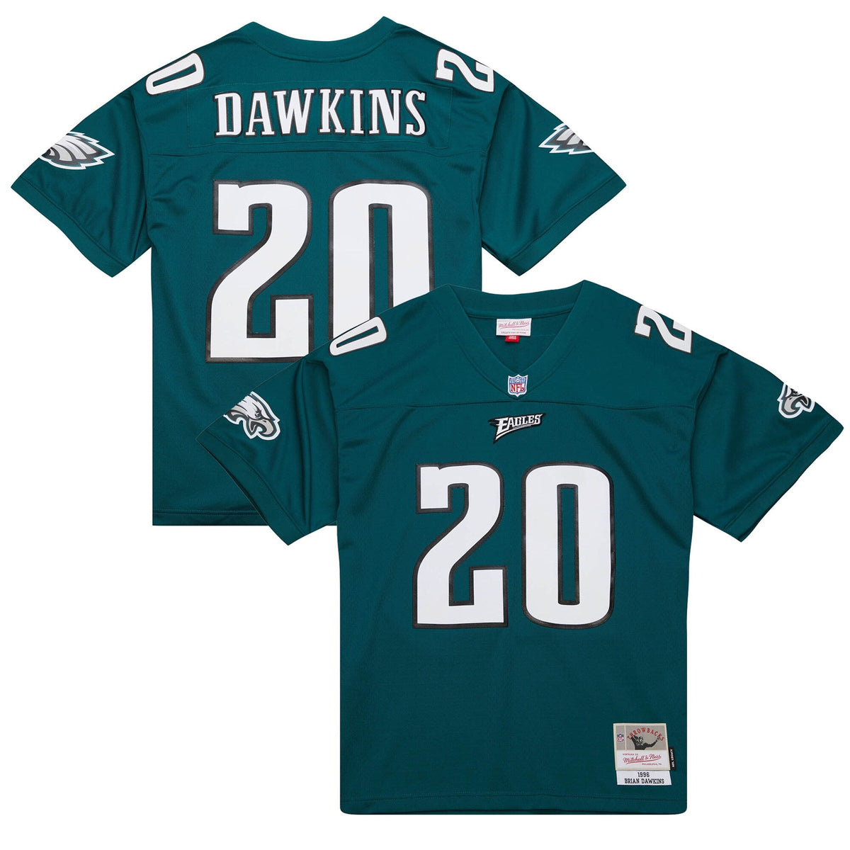 Philadelphia Eagles Brian Dawkins Green Legacy Replica Football Jersey