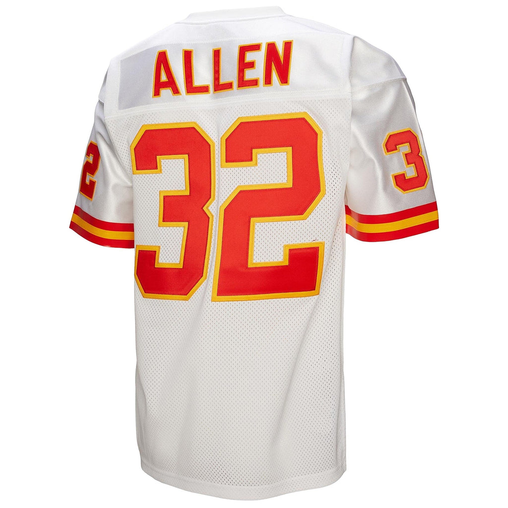 Kansas City Chiefs 1994 Marcus Allen White Throwback Retired Player Football Jersey