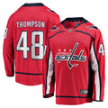 Washington Capitals Logan Thompson Red Home Premier Breakaway Player Hockey Jersey
