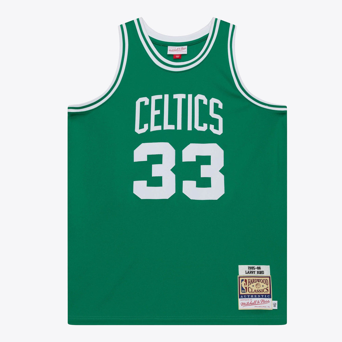 Boston Celtics Larry Bird 1985 Road Jersey - Kelly Green