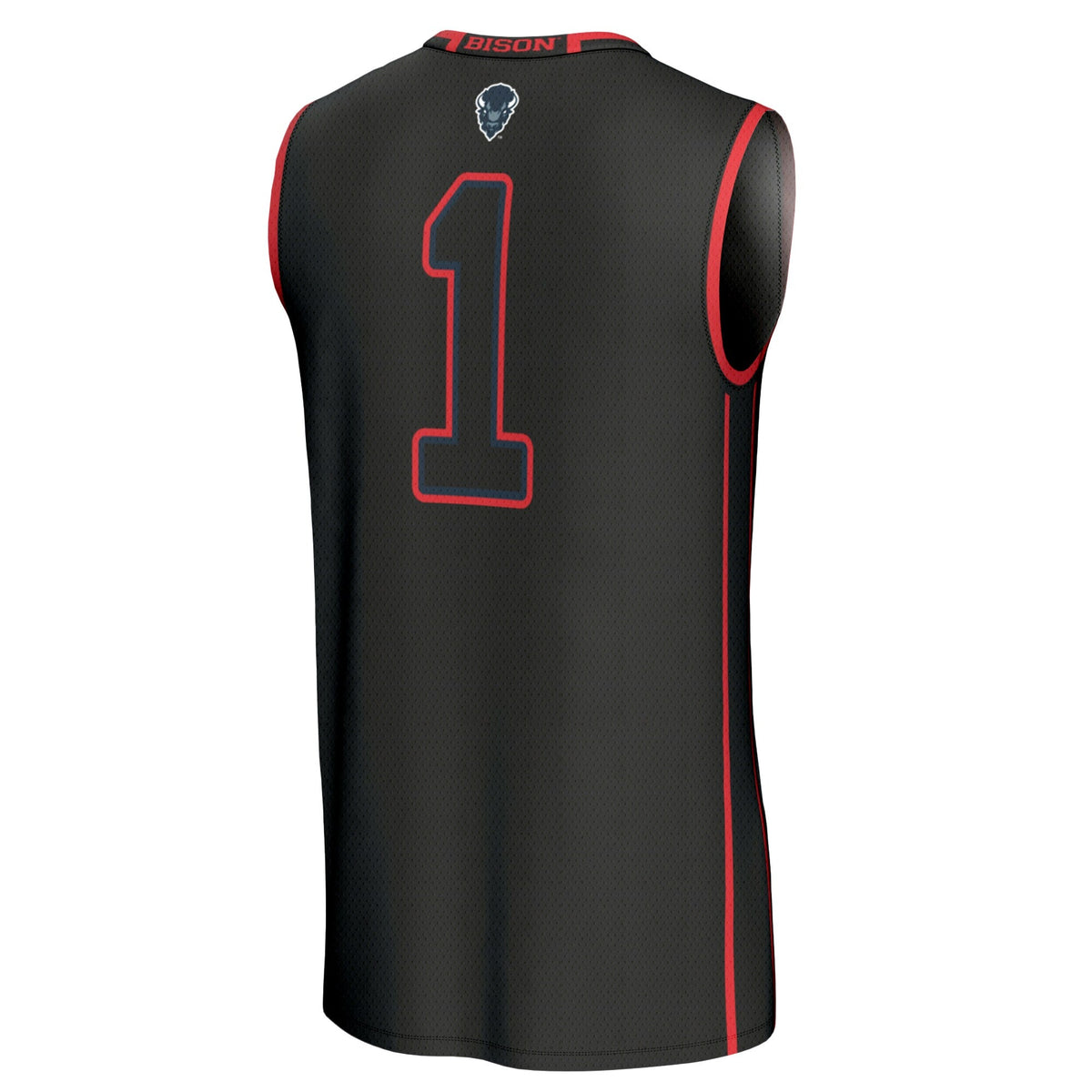 Howard Bison Lightweight Collegiate Basketball Fashion Jersey - Black