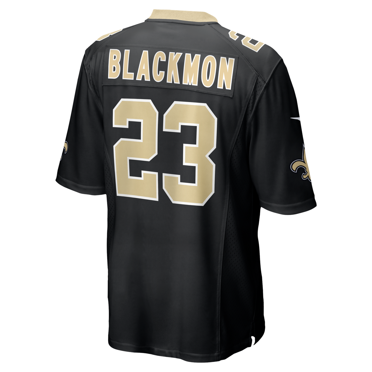 New Orleans Saints Julian Blackmon Black Team Game Football Jersey