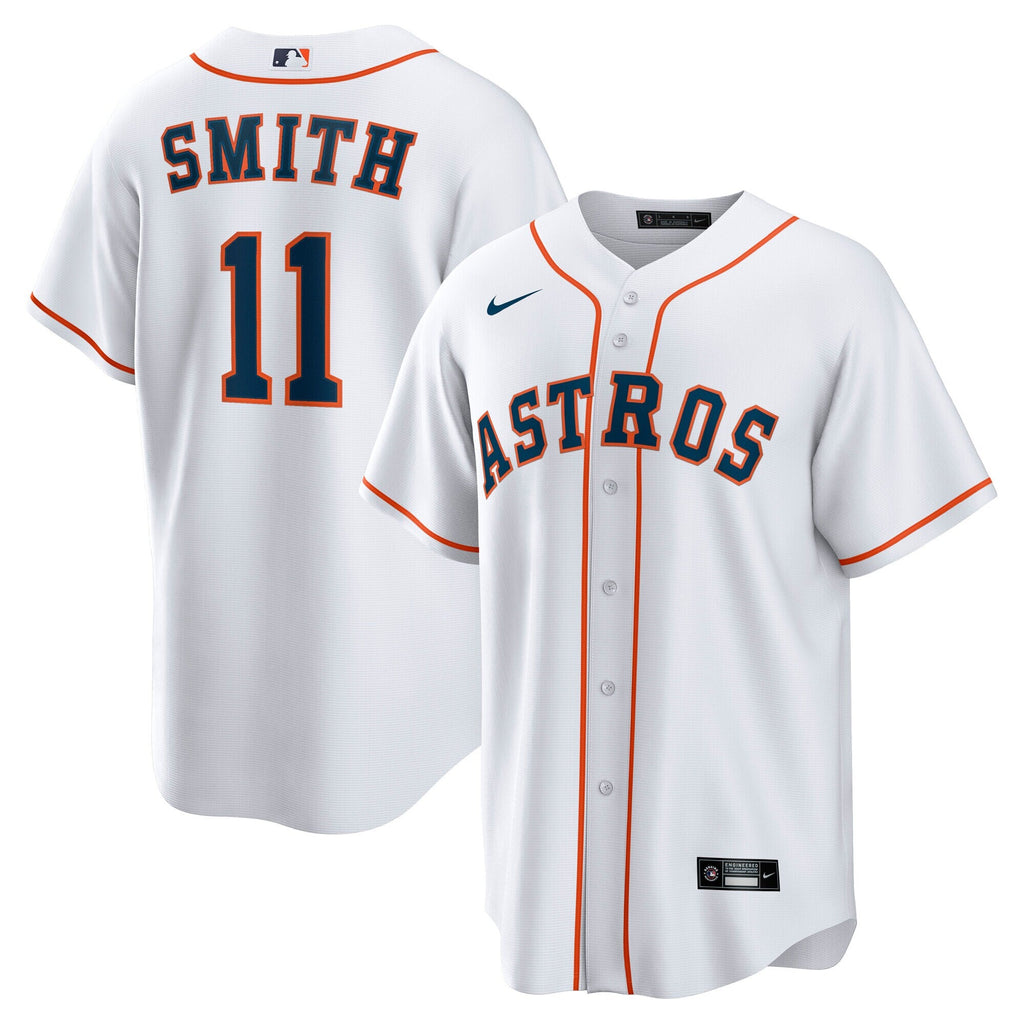 Houston Astros Cam Smith White Home Replica Baseball Jersey