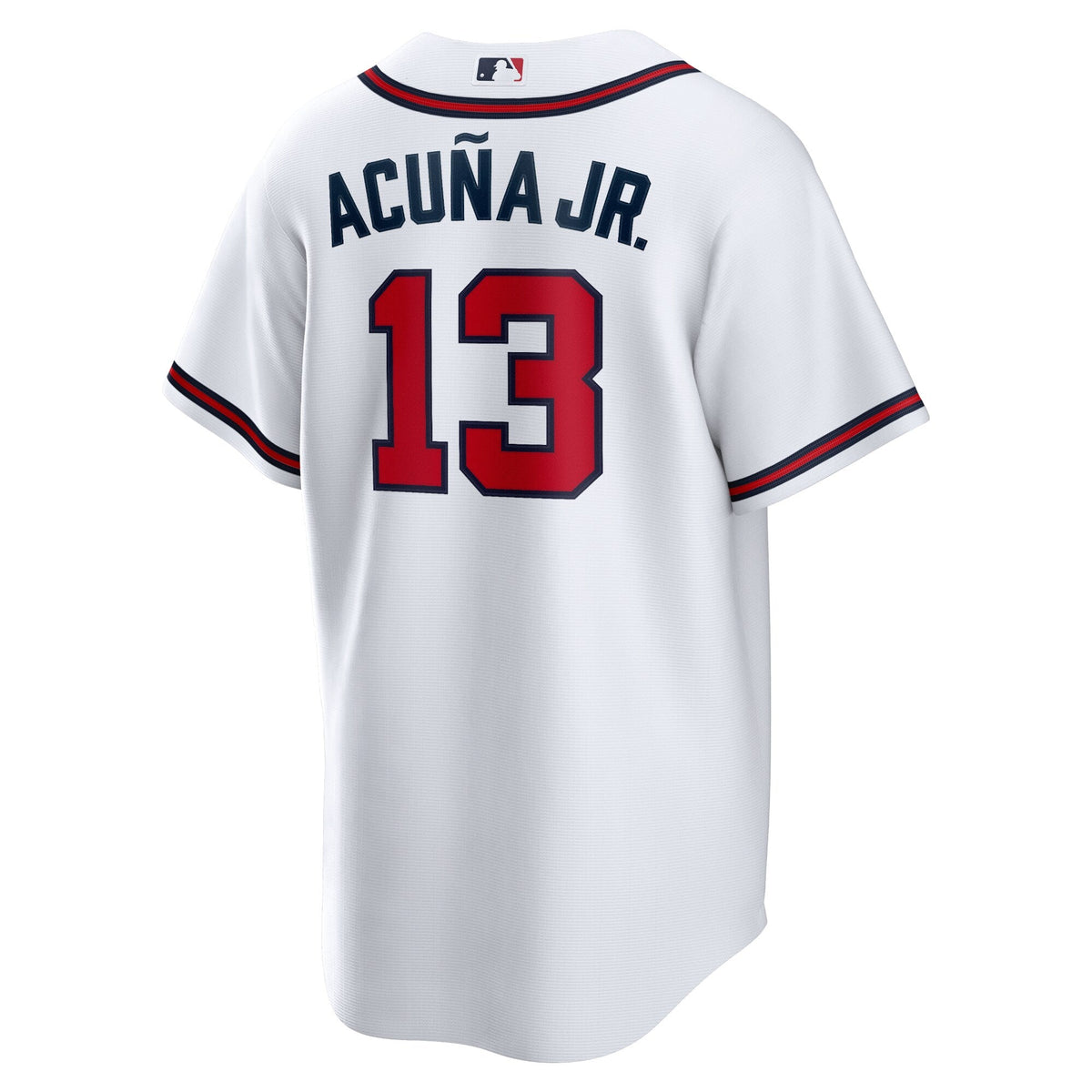 Atlanta Braves Ronald Acuna Jr. White Home Replica Player Name Baseball Jersey