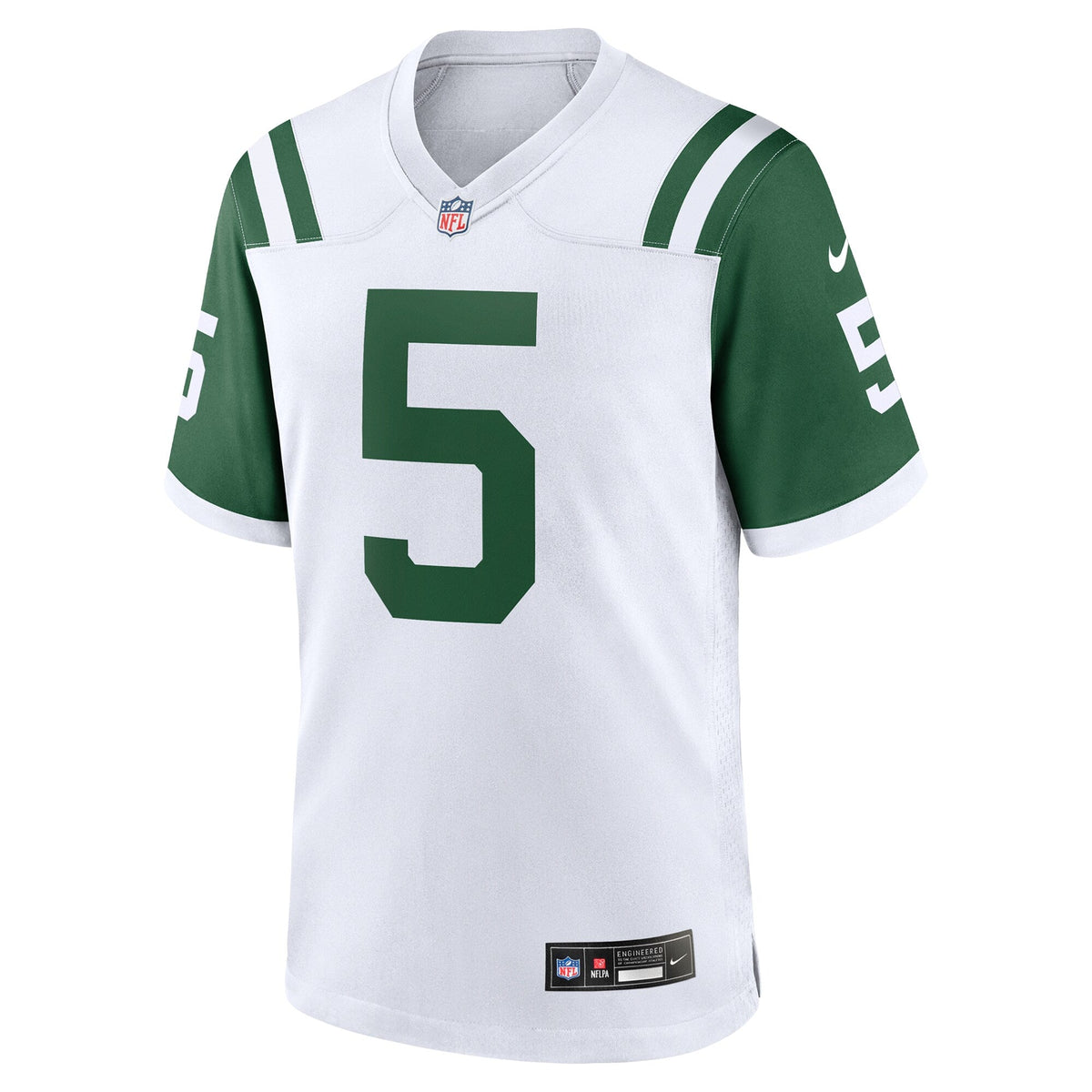 New York Jets Garrett Wilson White Classic Alternate Game Football Jersey