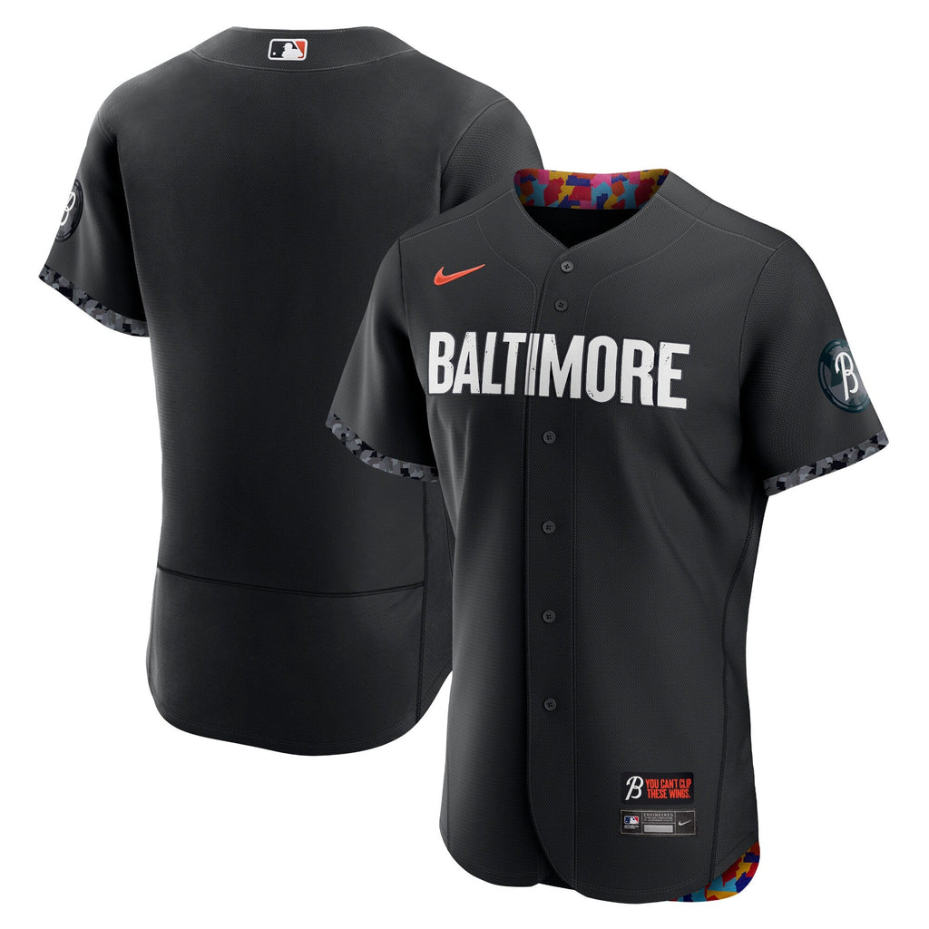 Baltimore Orioles Black City Connect Baseball Jersey