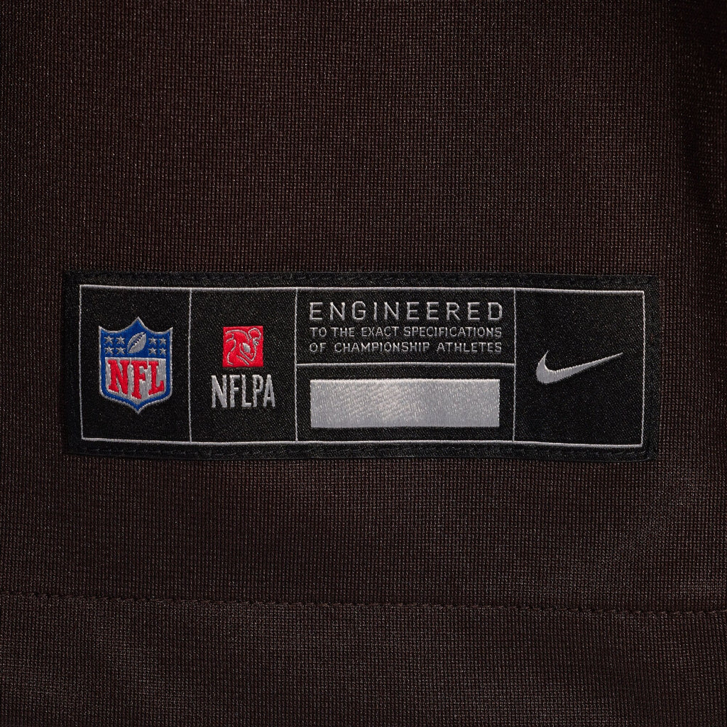 Cleveland Browns Brown Custom Game Football Jersey