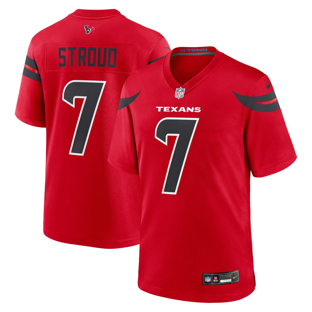 Houston Texans C.J. Stroud Red Alternate Game Football Jersey