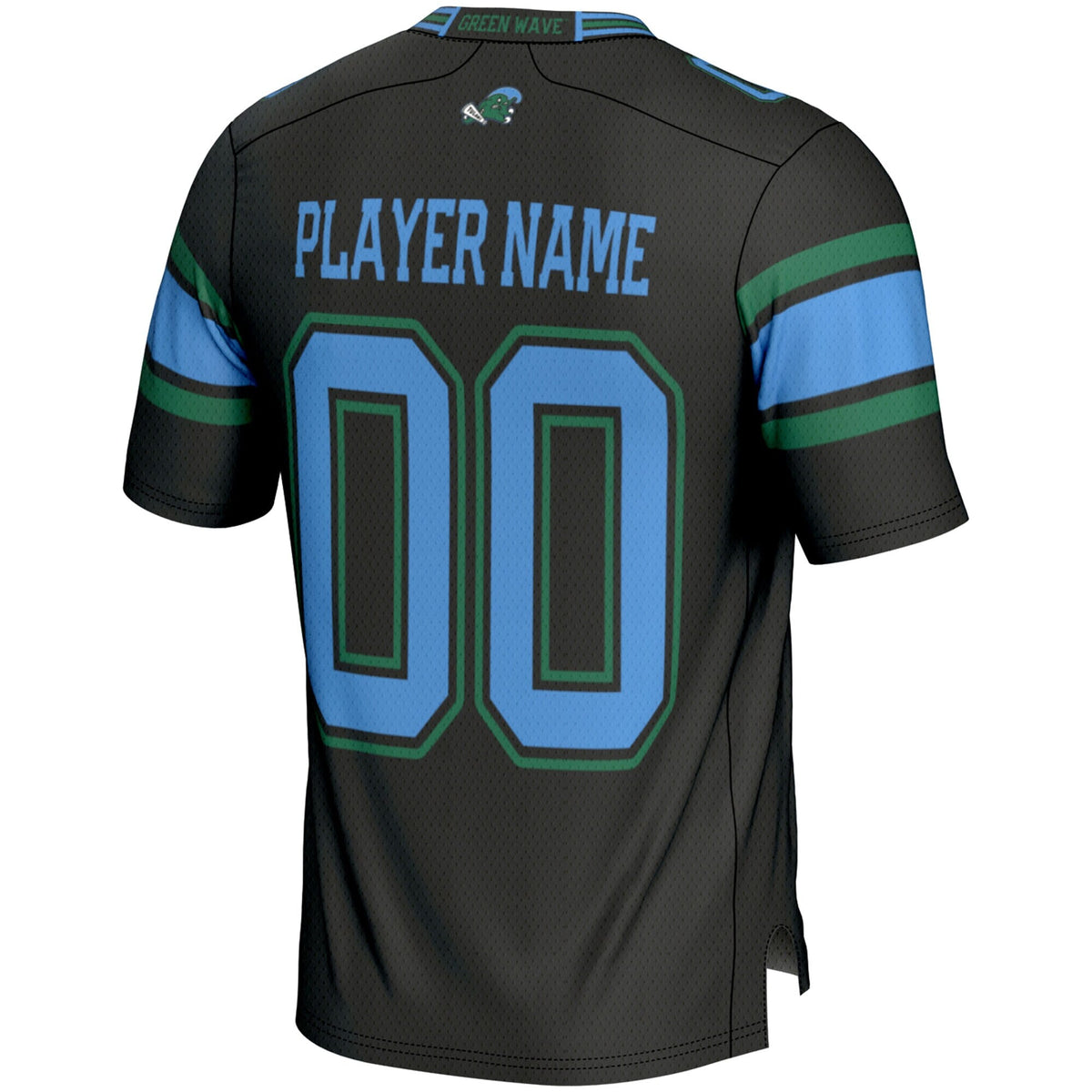 Tulane Green Wave NIL Pick-A-Player Football Jersey - Black