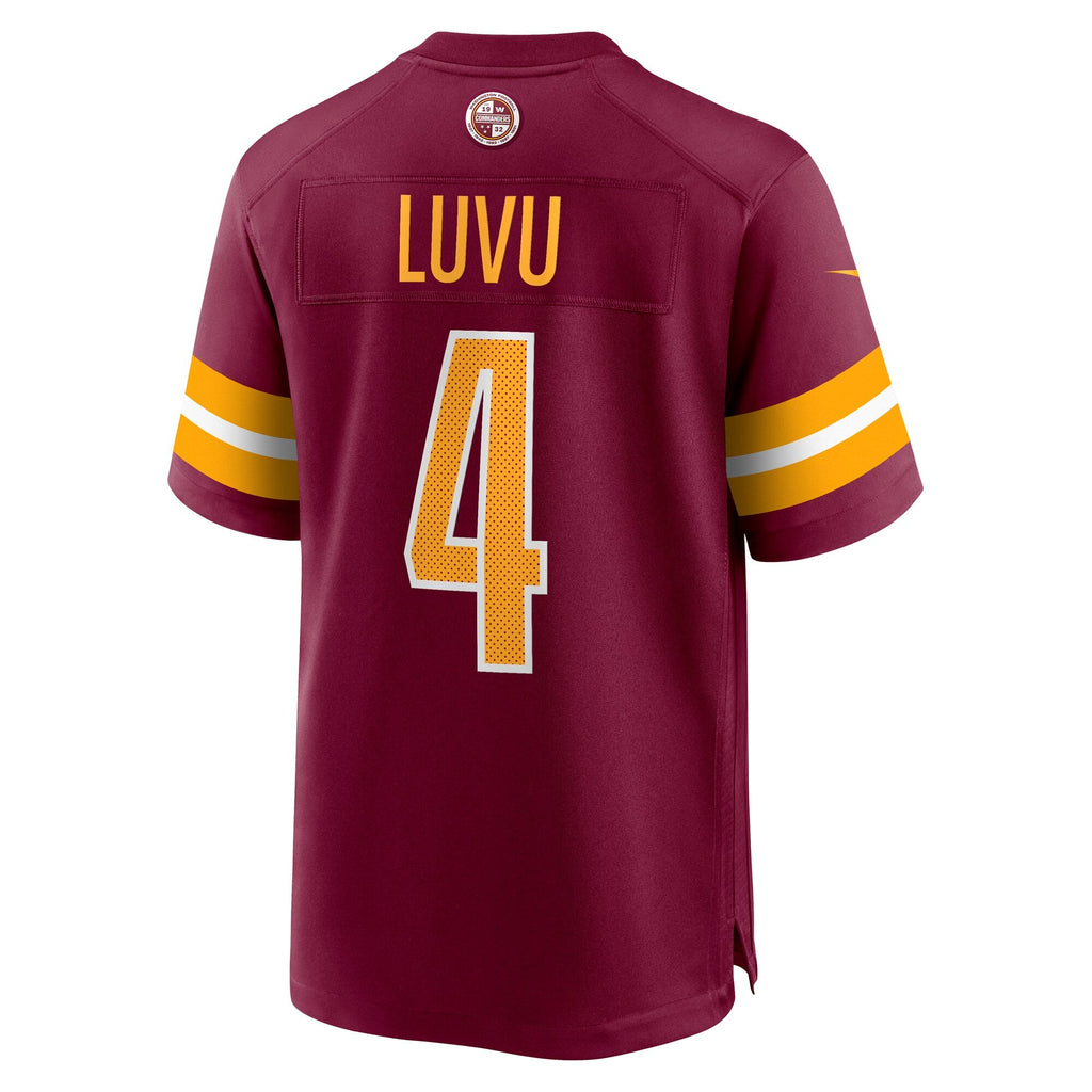 Washington Commanders Frankie Luvu Burgundy Game Football Jersey