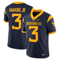 Michael Hawkins Jr. West Virginia Mountaineers Game Football Jersey - Navy