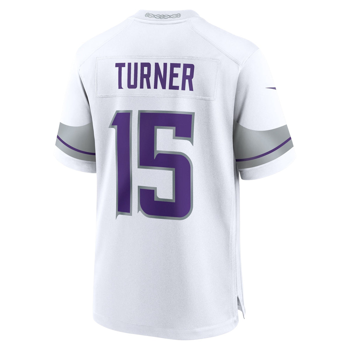 Minnesota Vikings Dallas Turner White Alternate Game Football Jersey
