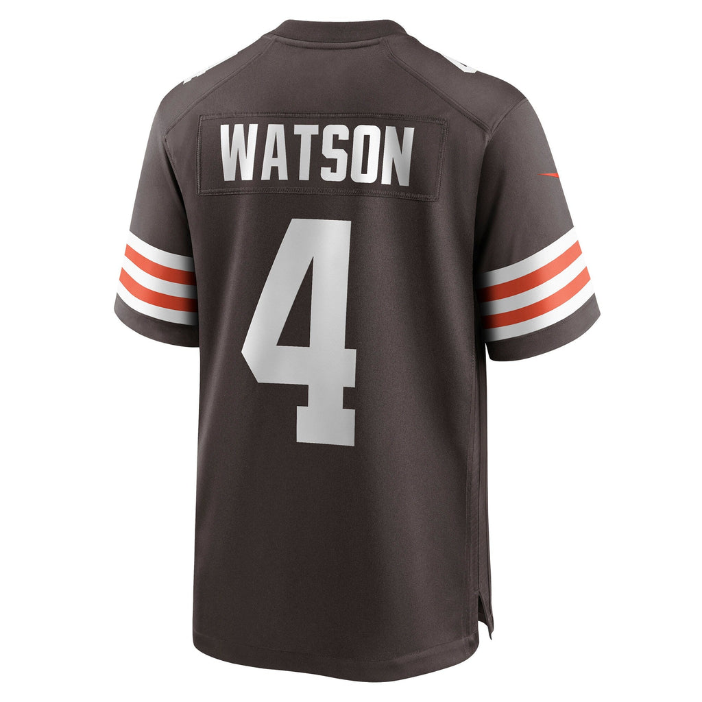 Cleveland Browns Deshaun Watson Brown Game Football Jersey
