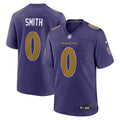 Baltimore Ravens Roquan Smith Purple Alternate Game Football Jersey