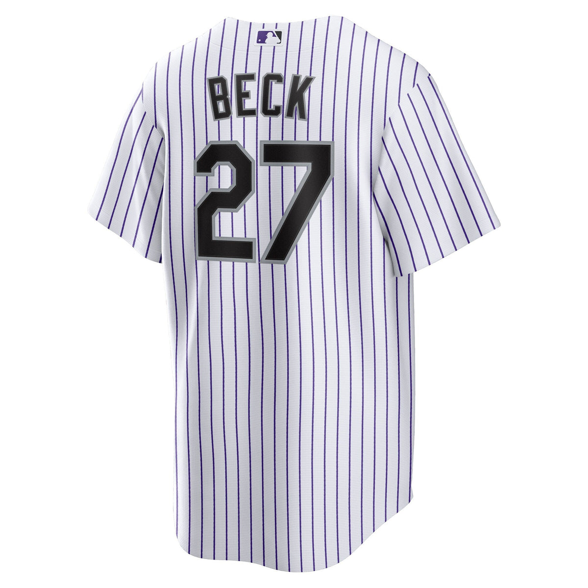 Colorado Rockies Jordan Beck White Home Replica Baseball Jersey